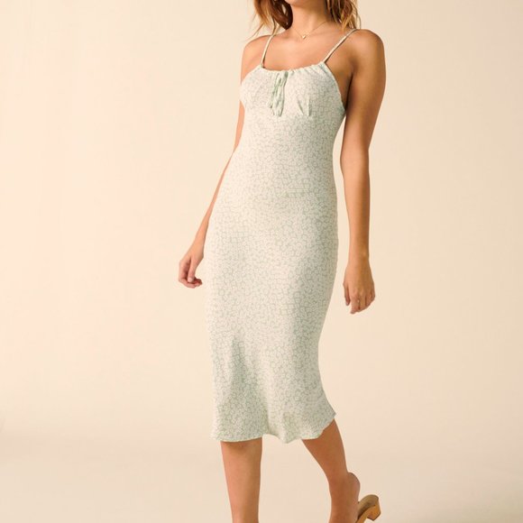Vintage Dresses & Skirts - Vintage Floral Daria Ruched Bust Cami Dress